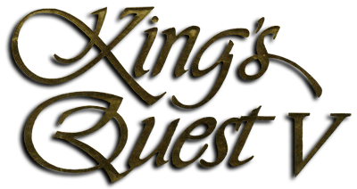 King's Quest V logo for NES